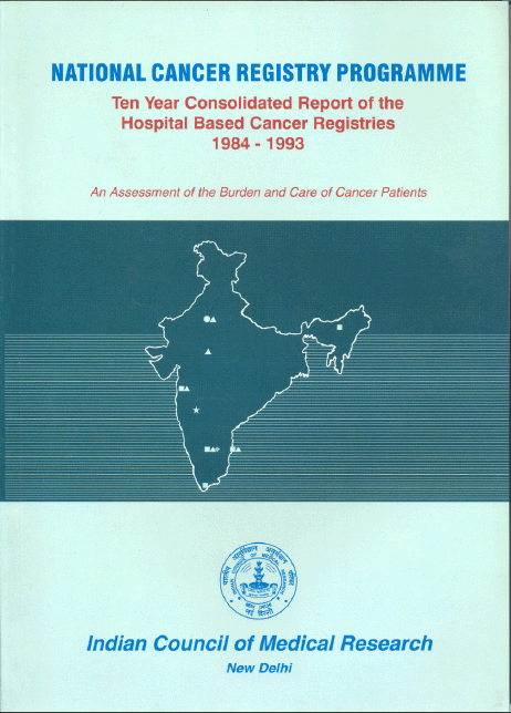 Ten Year Consolidated Report of the Hospital Based Cancer Registries 1984-93 