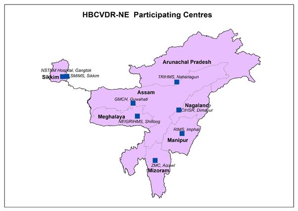 HBCVD Centres